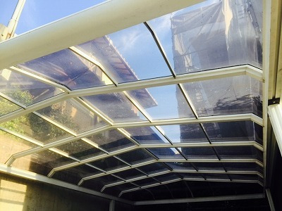 カーポート　洗浄完了